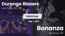 Matchup: Durango  vs. Bonanza  2017