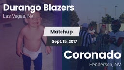 Matchup: Durango  vs. Coronado  2017
