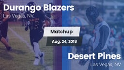 Matchup: Durango  vs. Desert Pines  2018
