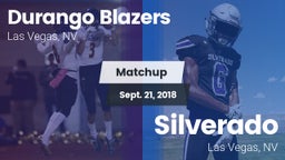 Matchup: Durango  vs. Silverado  2018