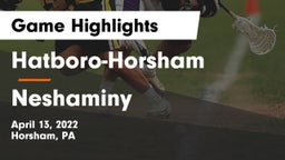 Hatboro-Horsham  vs Neshaminy  Game Highlights - April 13, 2022