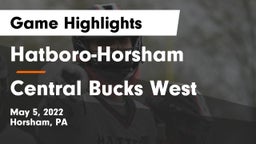 Hatboro-Horsham  vs Central Bucks West  Game Highlights - May 5, 2022