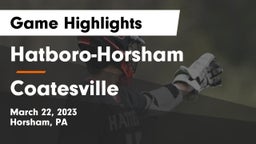 Hatboro-Horsham  vs Coatesville  Game Highlights - March 22, 2023
