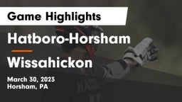 Hatboro-Horsham  vs Wissahickon  Game Highlights - March 30, 2023