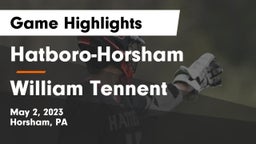 Hatboro-Horsham  vs William Tennent  Game Highlights - May 2, 2023
