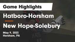 Hatboro-Horsham  vs New Hope-Solebury  Game Highlights - May 9, 2023