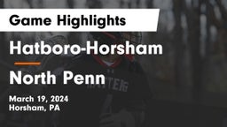 Hatboro-Horsham  vs North Penn  Game Highlights - March 19, 2024
