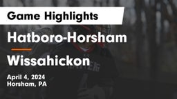 Hatboro-Horsham  vs Wissahickon  Game Highlights - April 4, 2024
