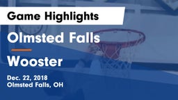 Olmsted Falls  vs Wooster  Game Highlights - Dec. 22, 2018