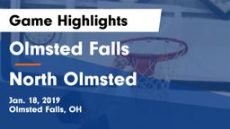 Olmsted Falls  vs North Olmsted  Game Highlights - Jan. 18, 2019
