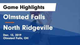 Olmsted Falls  vs North Ridgeville  Game Highlights - Dec. 13, 2019