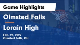 Olmsted Falls  vs Lorain High Game Highlights - Feb. 26, 2022