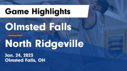 Olmsted Falls  vs North Ridgeville  Game Highlights - Jan. 24, 2023