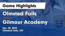 Olmsted Falls  vs Gilmour Academy  Game Highlights - Jan. 28, 2023