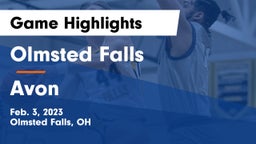 Olmsted Falls  vs Avon  Game Highlights - Feb. 3, 2023