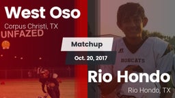 Matchup: West Oso vs. Rio Hondo  2017