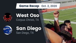 Recap: West Oso  vs. San Diego  2020