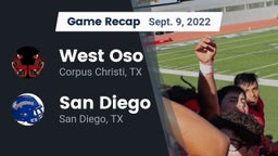 Recap: West Oso  vs. San Diego  2022