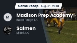 Recap: Madison Prep Academy vs. Salmen  2018