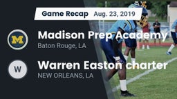 Recap: Madison Prep Academy vs. Warren Easton charter  2019