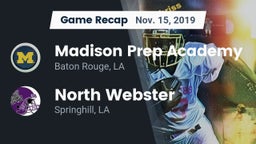 Recap: Madison Prep Academy vs. North Webster  2019