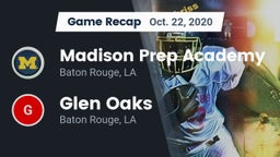 Recap: Madison Prep Academy vs. Glen Oaks  2020