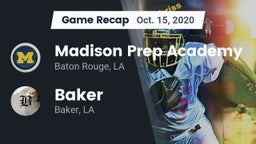 Recap: Madison Prep Academy vs. Baker  2020