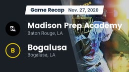 Recap: Madison Prep Academy vs. Bogalusa  2020