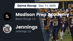 Recap: Madison Prep Academy vs. Jennings  2020