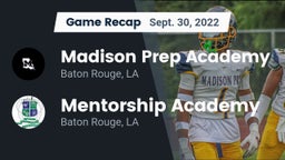 Recap: Madison Prep Academy vs. Mentorship Academy  2022
