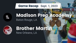 Recap: Madison Prep Academy vs. Brother Martin  2023