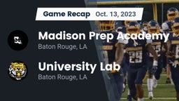 Recap: Madison Prep Academy vs. University Lab  2023