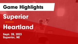 Superior  vs Heartland  Game Highlights - Sept. 28, 2023