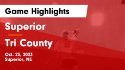 Superior  vs Tri County  Game Highlights - Oct. 23, 2023