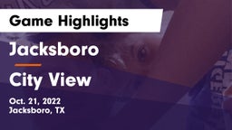 Jacksboro  vs City View Game Highlights - Oct. 21, 2022