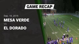 Recap: Mesa Verde  vs. El Dorado  2015