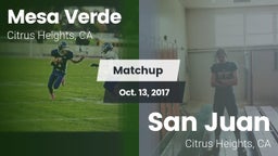 Matchup: Mesa Verde vs. San Juan  2017