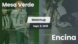 Matchup: Mesa Verde vs. Encina 2018