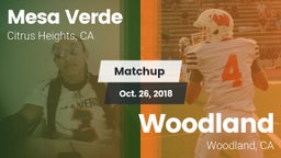 Matchup: Mesa Verde vs. Woodland  2018