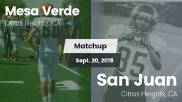 Matchup: Mesa Verde vs. San Juan  2019