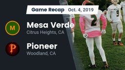 Recap: Mesa Verde  vs. Pioneer  2019