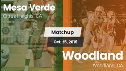 Matchup: Mesa Verde vs. Woodland  2019