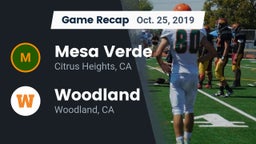 Recap: Mesa Verde  vs. Woodland  2019