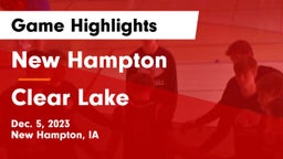 New Hampton  vs Clear Lake  Game Highlights - Dec. 5, 2023