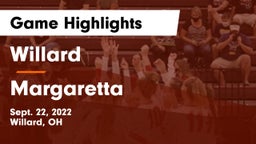 Willard  vs Margaretta  Game Highlights - Sept. 22, 2022
