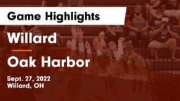 Willard  vs Oak Harbor  Game Highlights - Sept. 27, 2022