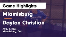 Miamisburg  vs Dayton Christian  Game Highlights - Aug. 8, 2023