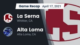 Recap: La Serna  vs. Alta Loma  2021