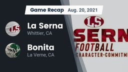 Recap: La Serna  vs. Bonita  2021