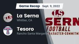 Recap: La Serna  vs. Tesoro  2022